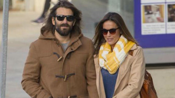 Lara Álvarez, con su exnovio.