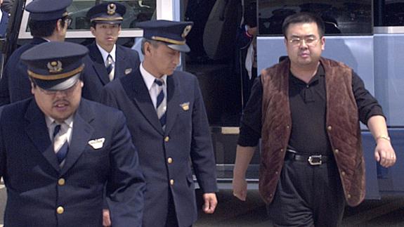 Kim Jong-nam, el hermanastro del líder de Corea del Norte, Kim Jong-un.