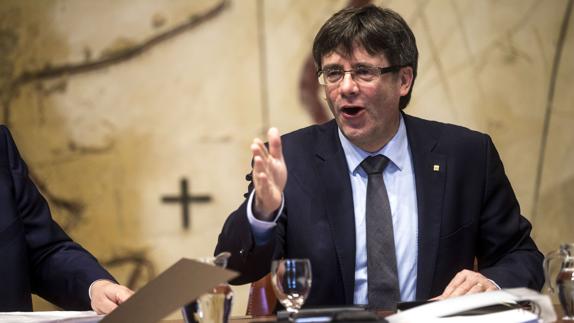 El presidente de la Generalitat, Carles Puigdemont.
