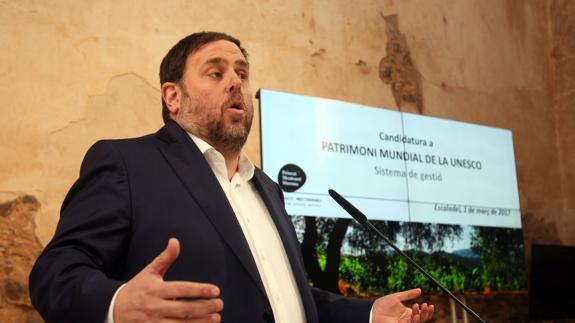 Oriol Junqueras, vicepresidente de la Generalitat.