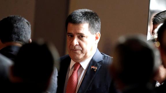 Horacio Cartes, presidente de Paraguay.