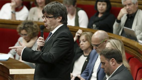 El presidente de la Generalitat, Carles Puigdemont.