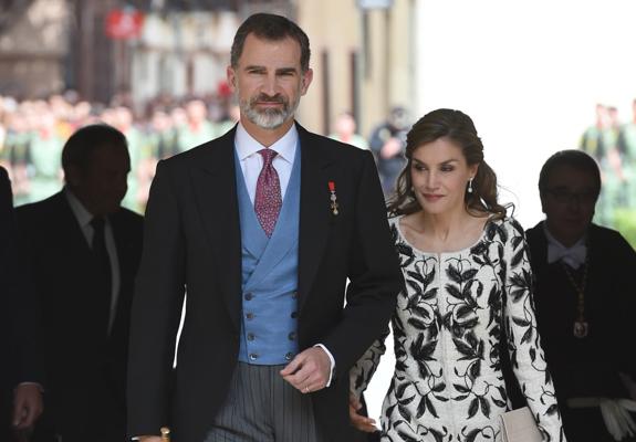 Los reyes Felipe y Letizia. 