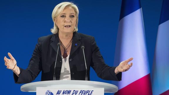 La candidata ultraderechista a la Presidencia francesa, Marine Le Pen.