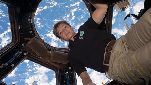 La astronauta estadounidense Peggy Whitson.