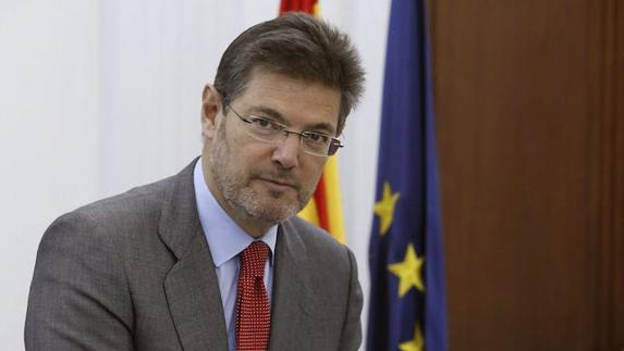 El ministro de Justicia, Rafael Catalá.