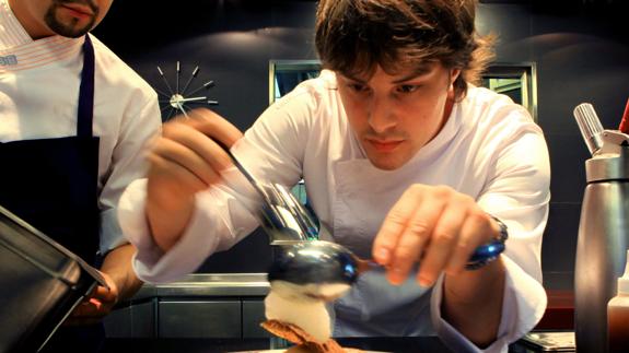 Jordi Cruz, en el restaurante ABaC. 