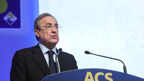 Florentino Pérez, presidente de ACS.