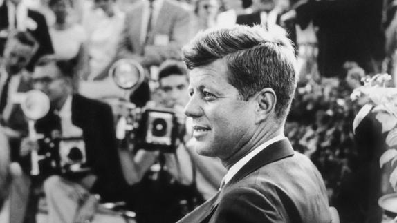 John Fitzgerald Kennedy en 1959.