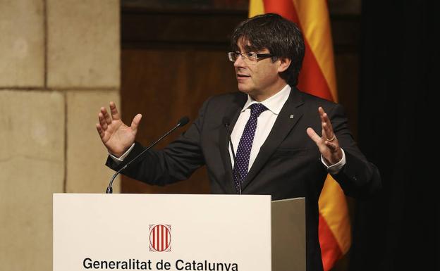 El presidente de la Generalitat catalana, Carles Puigdemont.