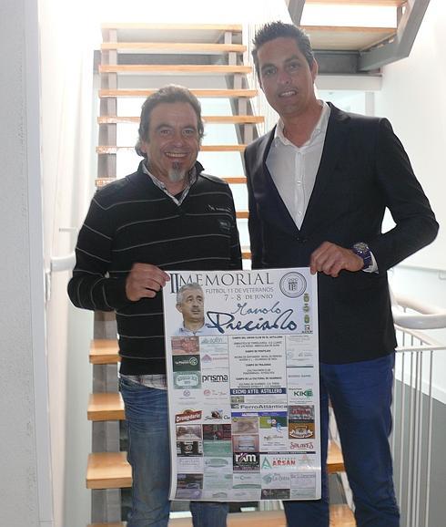 Aarón Delgado y Julián Ovidio presentaron el cartel del II Memorial Manolo Preciado.