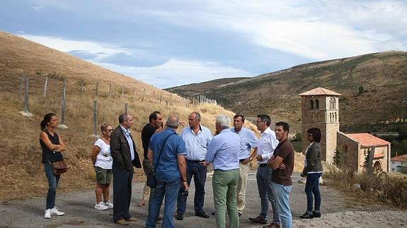 El consejero visitó Cervatos