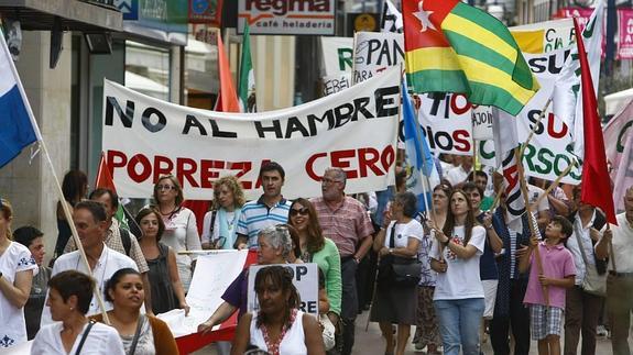 La manifestación ha partido a las 17.30 horas de la Plaza de Numancia