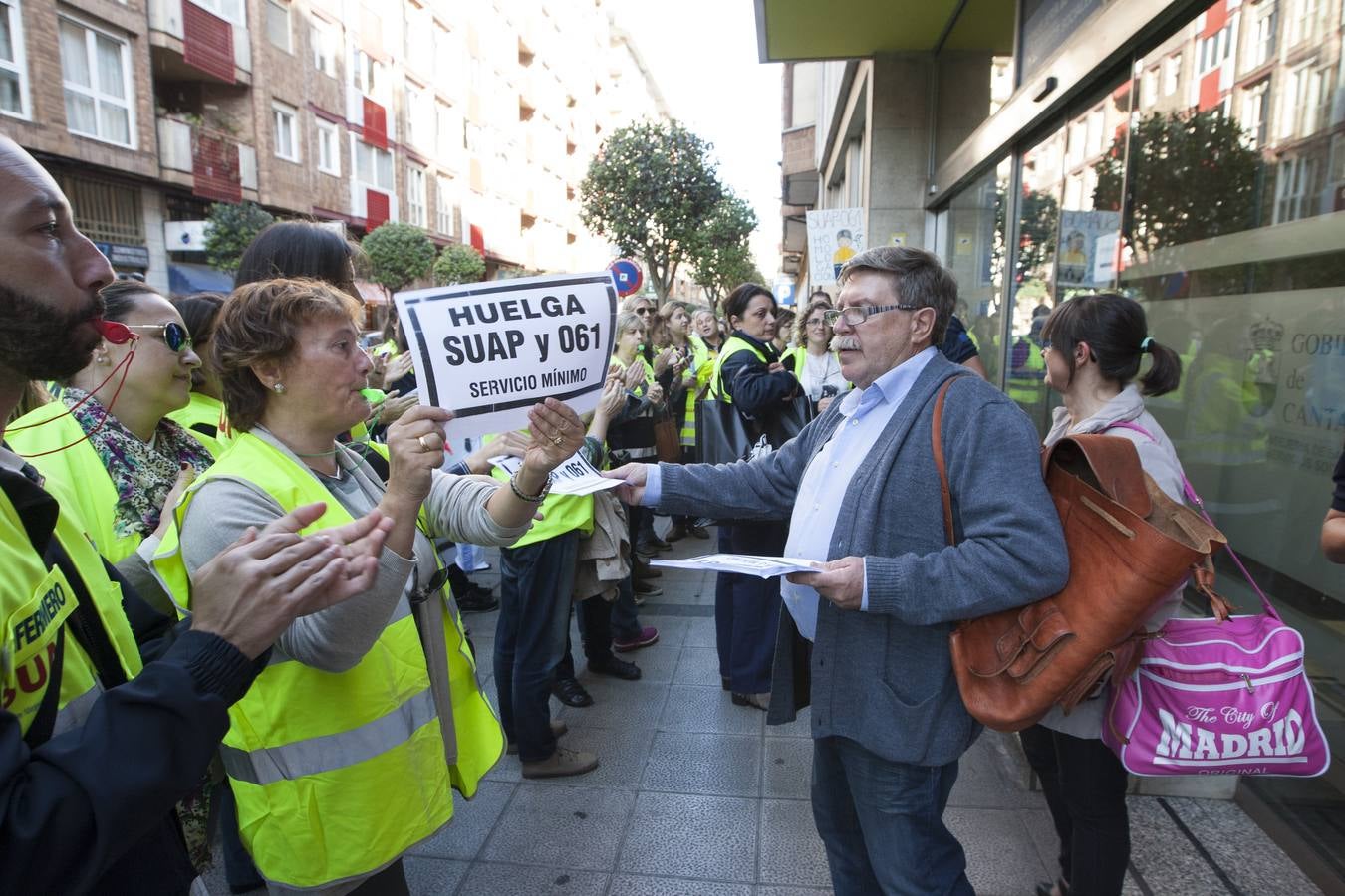 Los trabajadores de urgencias se han mostrado muy activos en sus reivindicaciones.