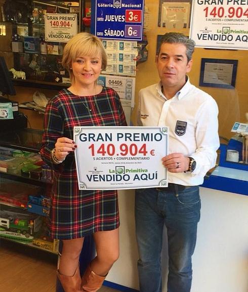 La Primitiva 'regala' a Muriedas 140.904 euros