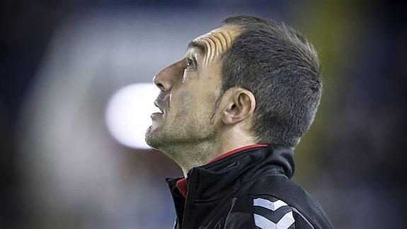 Munitis fue incapaz de que su equipo consiguiese la victoria ante la Arandina.