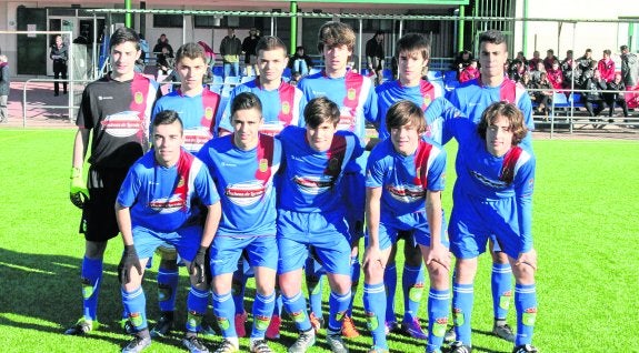 El combinado regional sub 16, con Alejandro, Pablo, Alejandro, Diego, Saúl, Nicolás, Valentín, Pablo, Jesús, Borja y Julio. 