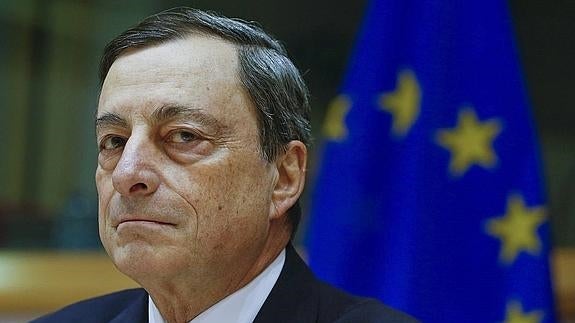 Mario Draghi, presidente del Banco Central Europeo.