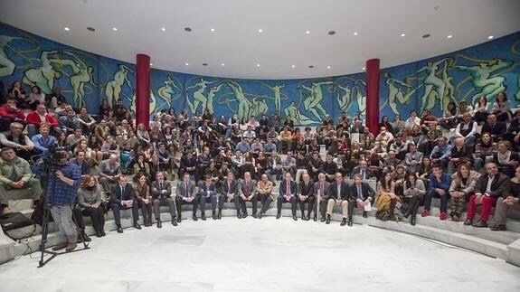 En la imagen los asistentes a la gala final de entrega de premios de la tercera edición de STARTinnova.