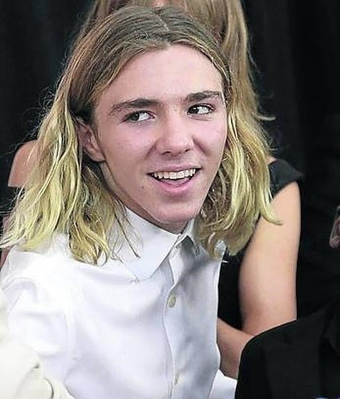 Rocco Ritchie, de 15 años. 