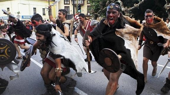 Recreación de las Guerras Cántabras en Los Corrales