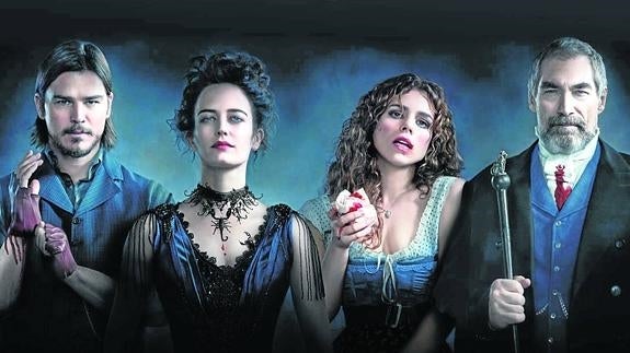 ‘Penny Dreadful’. serie ambientada En la Inglaterra victoriana, con trasfondo de referencias literarias. 