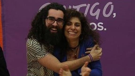 En la imagen, Kevin Botejara y Rosana Alonso. 