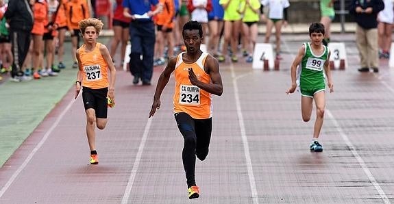 La gran promesa Wondiye López, en la parte final de la carrera. 