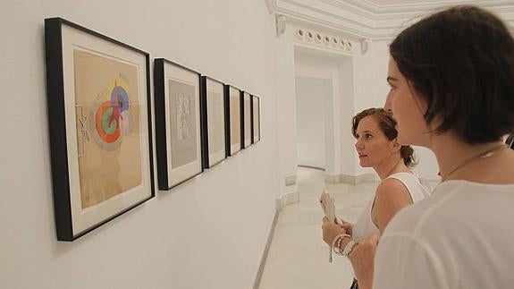 Exposición en el Palacete del Embarcadero , 'Creacionismo y vanguardia', de los fondos de la colección de José María Lafuente. 