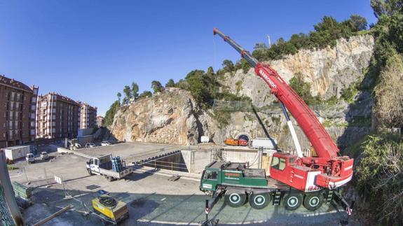 Obras del subfluvial de Santoña.