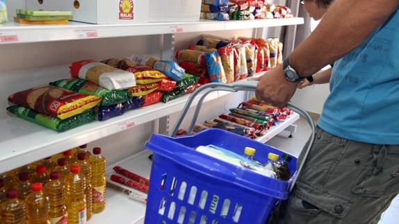 Los lotes de alimentos contienen productos para alimentar a una persona o a una familia con varios miembros