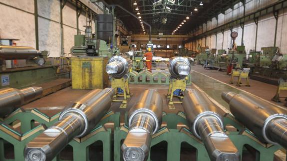 Interior de la empresa Gerdau Sidenor.