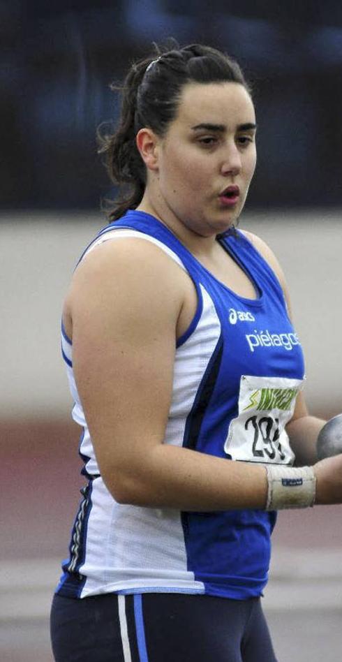Elena Gutiérrez, bronce en Gijón.