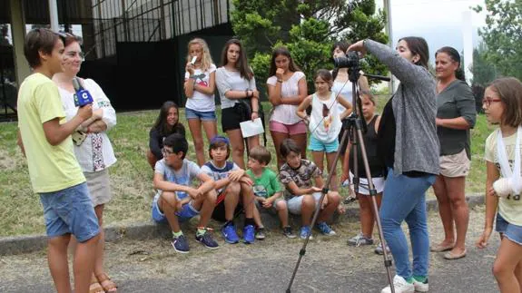 Los participantes del Campus con Cifrian y Felisuco