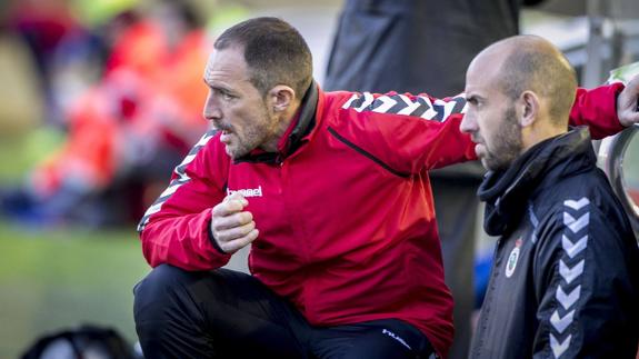 Munitis y Colsa, durante su etapa con el Racing.