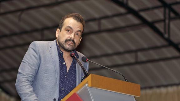 Nacho Vigalondo, durante si discurso.