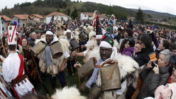 Imagen de la última Vijanera en Silió.