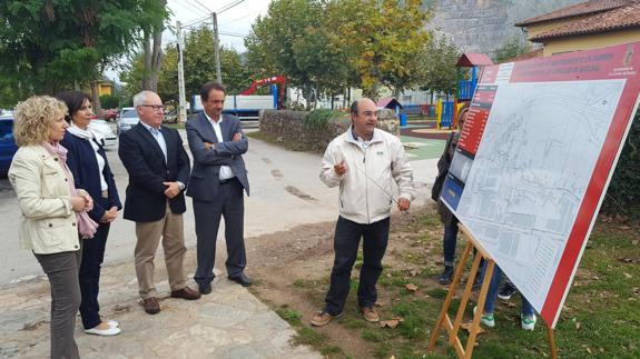 Díaz Tezanos inaugura la red de abastecimiento en Barros con una inversión cercana a los 200.000 euros