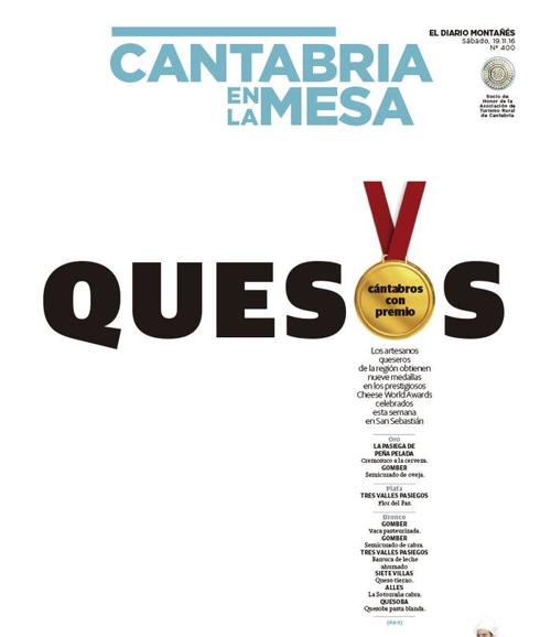 Portada del suplemento de Cantabria en la Mesa que este sábado se publica con El Diario Montañés.