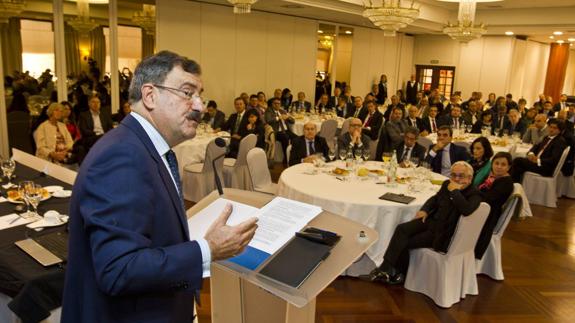 Gardoqui, durante su conferencia en el Foro Económico de El Diario.