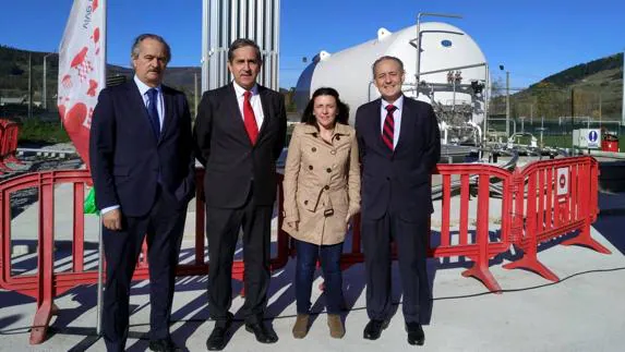 Inauguración de la planta de Gas Natural Licuado en San Vicente de Toranzo.