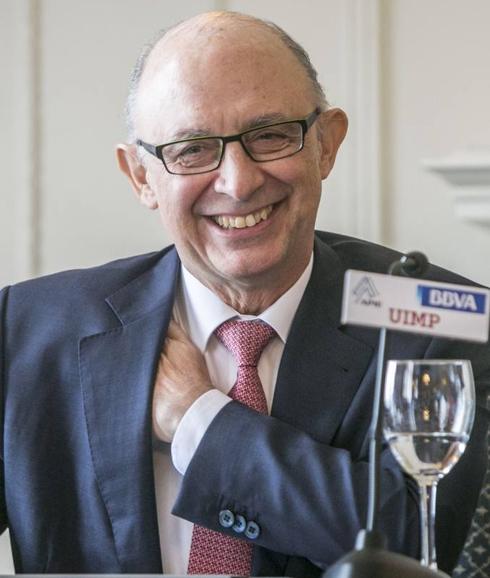 Imagen de archivo del ministro de Hacienda y Función Pública, Cristóbal Montoro, en la UIMP.