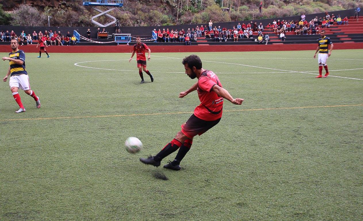 Portilla, durante un partido con el Mensajero.