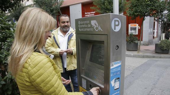 Los parquímetros están apagados desde el pasado mes de noviembre.