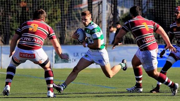 'Viti', durante un partido de esta temporada.