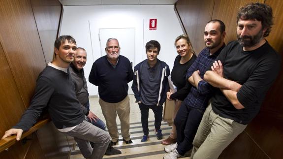 Nacho Solana, Juanjo Haro, Ramón Ruiz, Juan Trueba, Marina Bolado, Alberto Macasoli y Carlos Ibáñez.