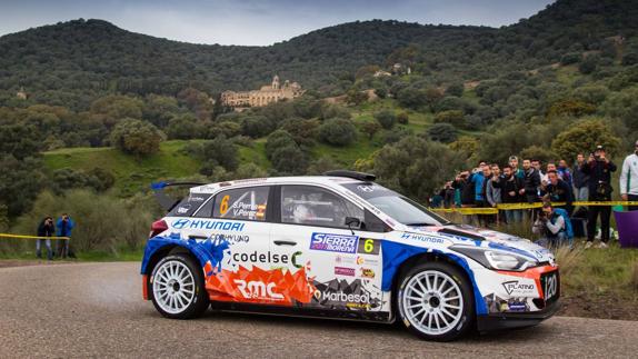 Pernía, en el Rally de Córdoba