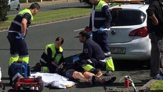 El accidente ha ocurrido cerca de la rotonda del Aldi.