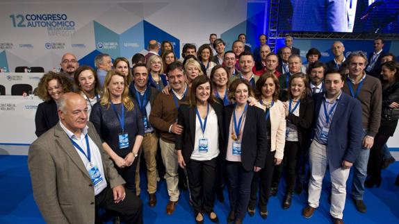 Miembros del nuevo Comité Ejecutivo del PP, en una imagen tomada en el Congreso de marzo.