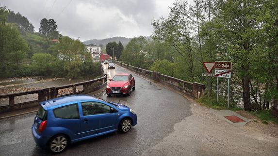 Estado actual del puente de Virgen de la Peña.